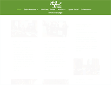 Tablet Screenshot of fundacioncepa.org